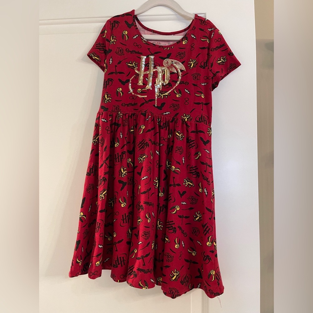 Harry Potter Red Pleated Dress
